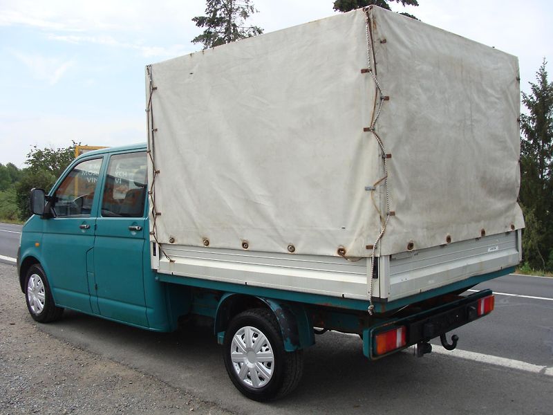 Volkswagen Transporter 1.9 TDi, 6 míst, valník - fotka 3 z 18