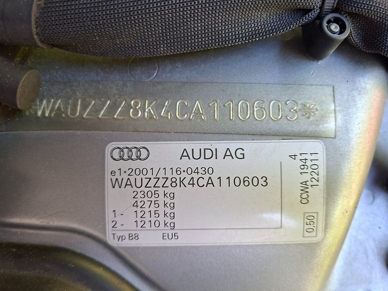 Audi A4 (2012) 3.0TDI 176kW 7A QUATTRO - fotka 36 z 39