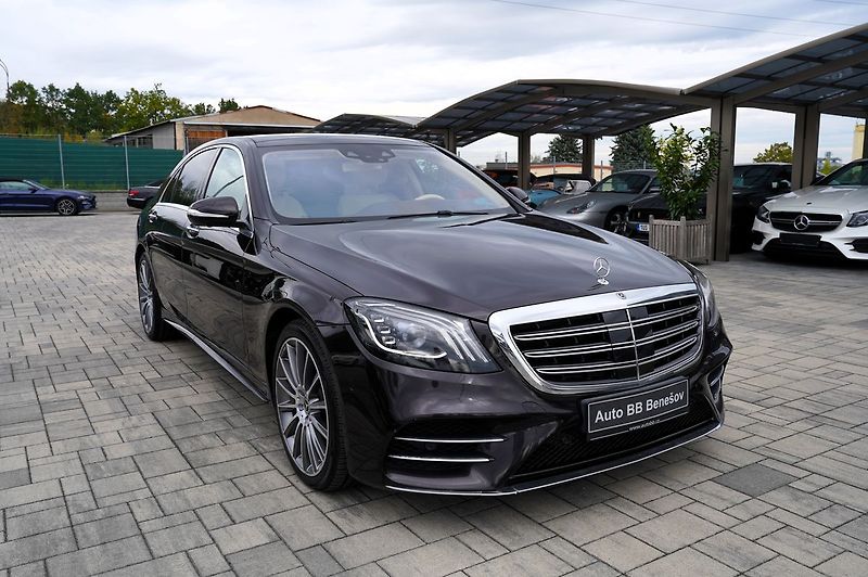 Mercedes-Benz Třídy S (2018) S 400d Long/4M/AMG/Burmester/Č - fotka 8 z 50