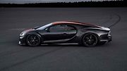 Bugatti Chiron Sport během rekordní jízdy