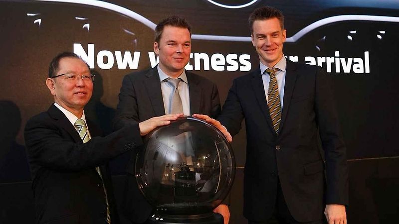 První showroom Škody Auto v Singapuru.