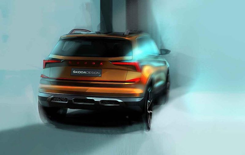Model SUV Škoda pro Indii