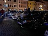 Start Vánoční jízdy na Velkém náměstí v Kroměříži, 17. prosince 2023.