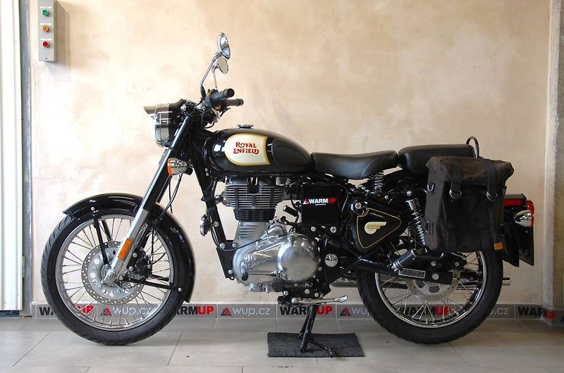 Royal Enfield Bullet 500 Classic (2021) krásný stav,1.m - fotka 13 z 21