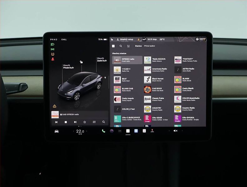 Tesla Model Y (2022) Long Range AWD 75kWh, SoH 89% - fotka 12 z 23