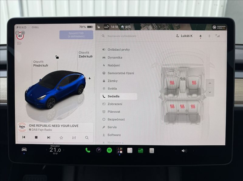 Tesla Model Y 0,0 Long Range 1.maj. původ ČR - fotka 42 z 50