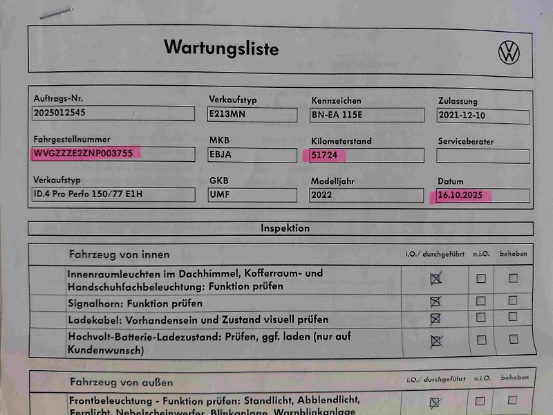 Volkswagen ID.4 PRO PERFORMANCE 77kWh SOH-93,2 - fotka 19 z 24