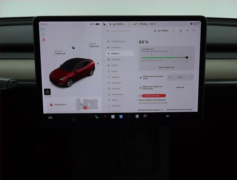 Tesla Model Y (2021) Long Range AWD 75kWh, SoH 91% - fotka 11 z 23
