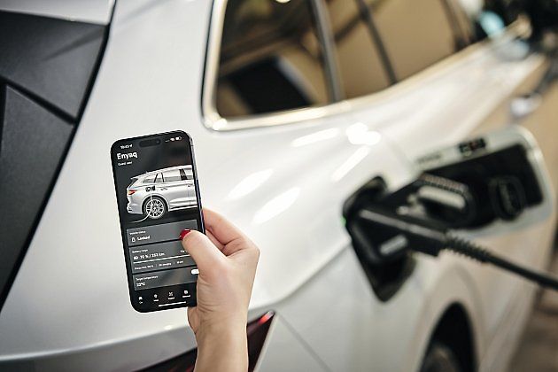 U elektromobilů dává příprava kabiny před jízdou zvláštní smysl při nabíjení. Auto může část energie využít ještě před odjezdem a řidič nastupuje do příjemnějšího interiéru., zdroj: Se svolením Škoda.
