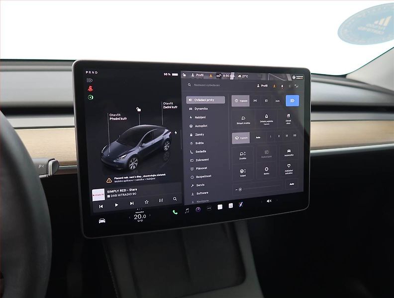 Tesla Model Y (2022) Long Range AWD 79kWh, SoH 92% - fotka 19 z 33