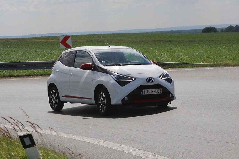Toyota Aygo v jízdě