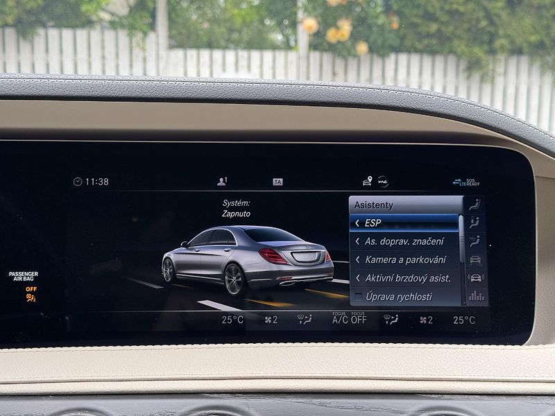 Mercedes-Benz Třídy S S400d-L-4M-AMG-R20-BURM-ČR - fotka 24 z 36