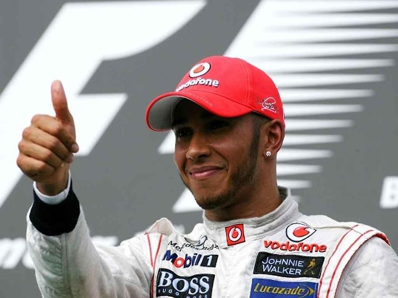 Lewis Hamilton ve Velké ceně Maďarska.