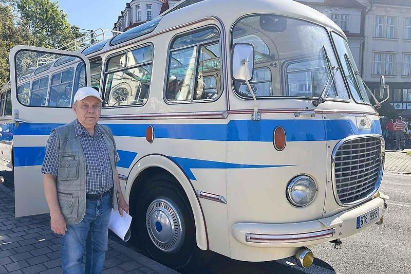 Legendární autobus Škoda 706 RTO, Zdeněk Smiga, Orlová, 21. 9. 2025