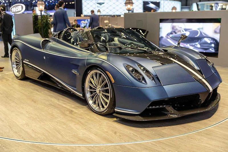 Pagani Huayra roadster na autosalonu Le Grand-Saconnex 2019.