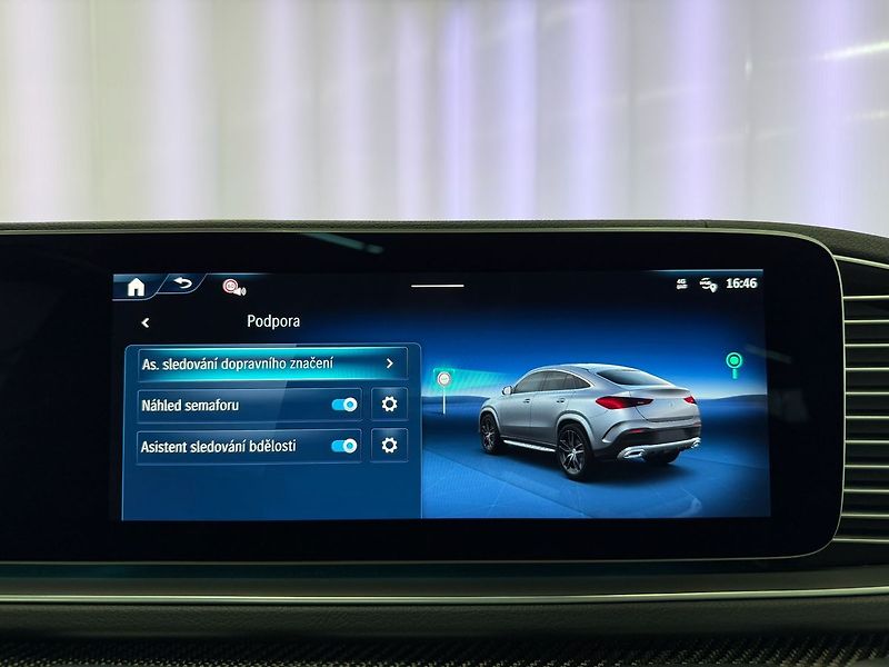 Mercedes-Benz GLE 450d 4M AMG COUPE, WEBASTO, AI - fotka 23 z 37