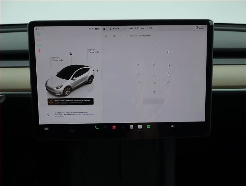 Tesla Model Y (2022) Long Range AWD 79kWh, SoH 89% - fotka 16 z 22