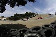 Zatáčka Vývrtka - Corkscrew na okruhu Laguna Seca v USA.