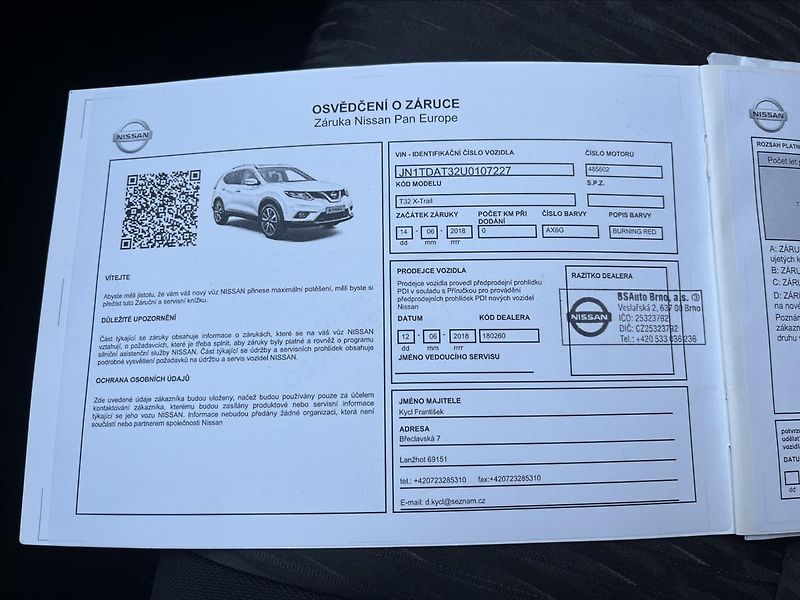 Nissan X-Trail 1,6 DIG-T  Acenta ČR 1 maj - fotka 19 z 21