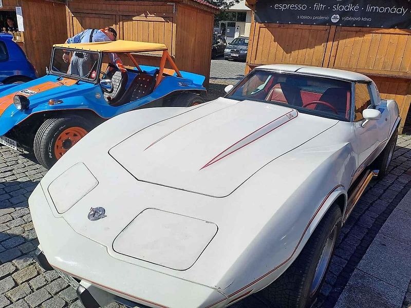 Přehlídku závodních aut a motocyklů pořádal Autoklub Mělník.