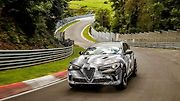 Alfa Romeo Stelvio Quadrifoglio na Nürburgringu.