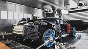 První vyrobené exempláře Bugatti Chiron.