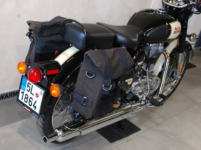 Royal Enfield Bullet 500 Classic (2021) krásný stav,1.m - fotka 5 z 21