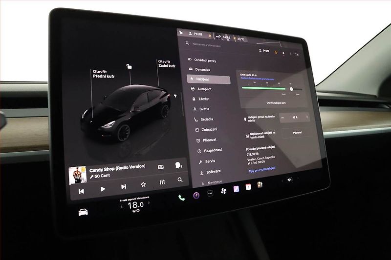 Tesla Model Y (2023) Long Range AWD 79kWh, SoH 91% - fotka 8 z 27