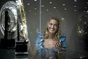 Tenistka Petra Kvitová při slavnostním otevření Síně slávy Petry Kvitové, 21. července 2022 ve Fulneku.