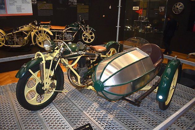 Sidecar Sport Alpen Typ s torpédovým tvarem z roku 1929., zdroj: Deník/Radek Pecák