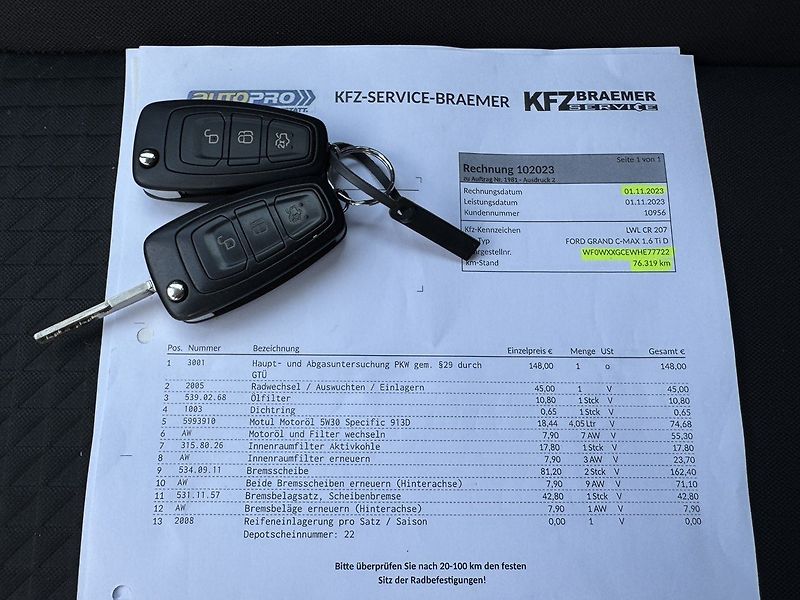 Ford Grand C-MAX (2018) 1.6Ti-VCT Digi Klima Tempomat - fotka 31 z 49