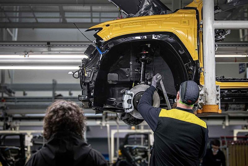 Automobilka Hyundai v Nošovicích, leden 2022.