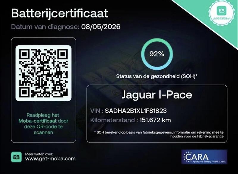 Jaguar I-Pace EV400 AWD S 90kWh SOH 92% - fotka 27 z 27