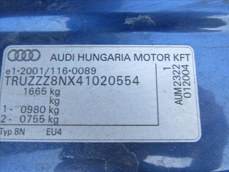 Audi TT 1,8 Turbo 110kW - fotka 23 z 26