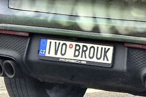 IV0 BR0UK - vítězná SPZ 3. kola fotosoutěže.