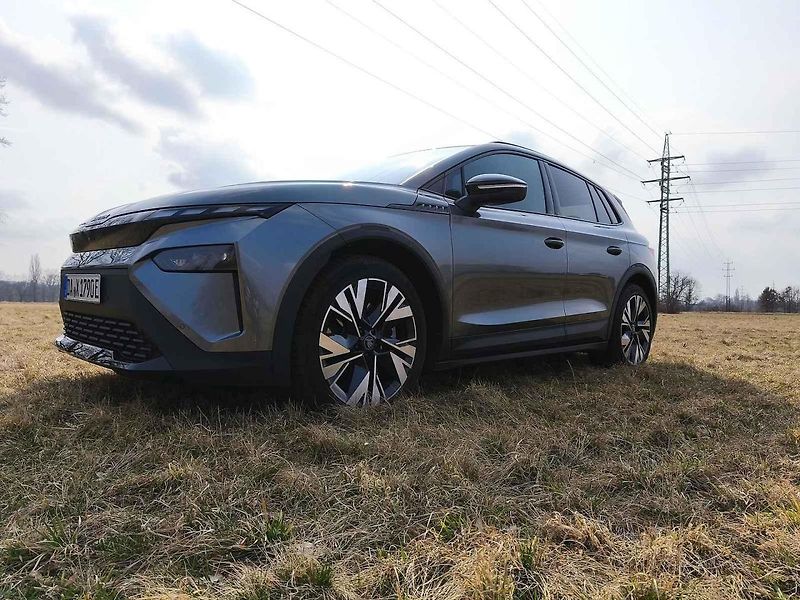 Škoda Elroq v našem testu vezla psí štěně i sudy piva.