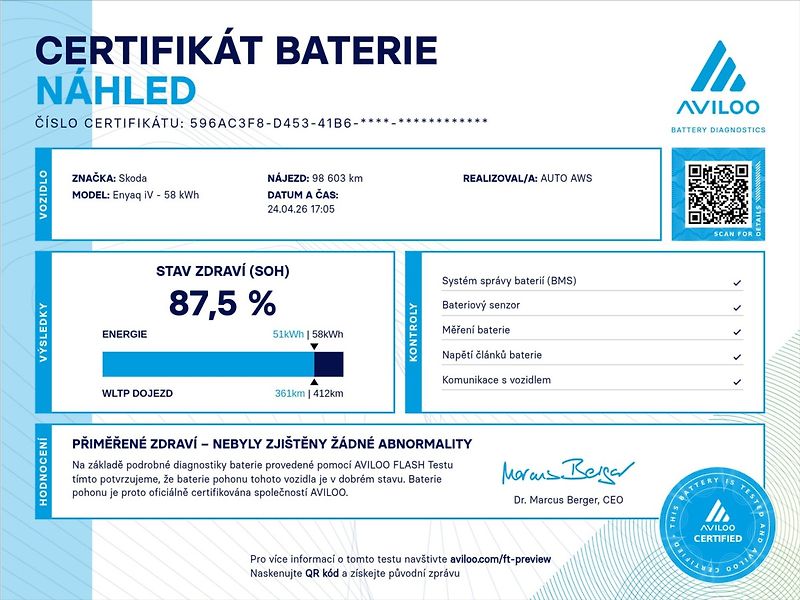Škoda Enyaq 60 LED Matrix Kamera PDC - fotka 2 z 44