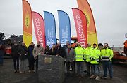 Slavnostní zahájení stavby dalšího úseku dálnice D7 se konalo v pátek 6. prosince v Třebízi.