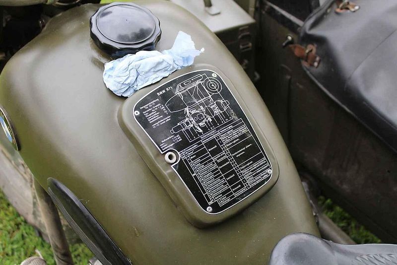 Nádherně zrenovovaný vojenský automobil Volkswagen type 82E, pro který cesta na akci do Radonic u Kadaně byla vůbec prvním dálkovým výjezdem.