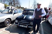 Hynek Trachta z Velkého Meziříčí dorazil se Škodou 1201 na zahájení sezony automobilových veteránů do Třebíče. Téměř 70 let tato škodovka jezdila ve Finsku.