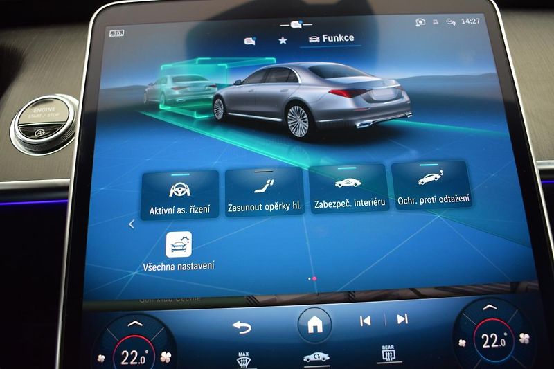 Mercedes-Benz Třídy S (2021) S400d AMG L 4M/360/Masáže/HUD/ - fotka 18 z 48