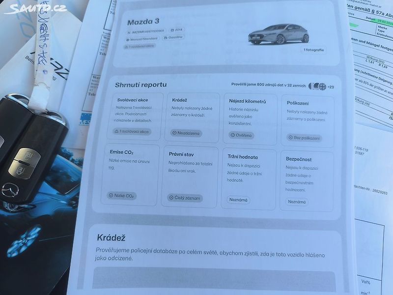 Mazda 3 20i,KRÁSNÁ,100KM,SERVISKA,1MAJ - fotka 15 z 27