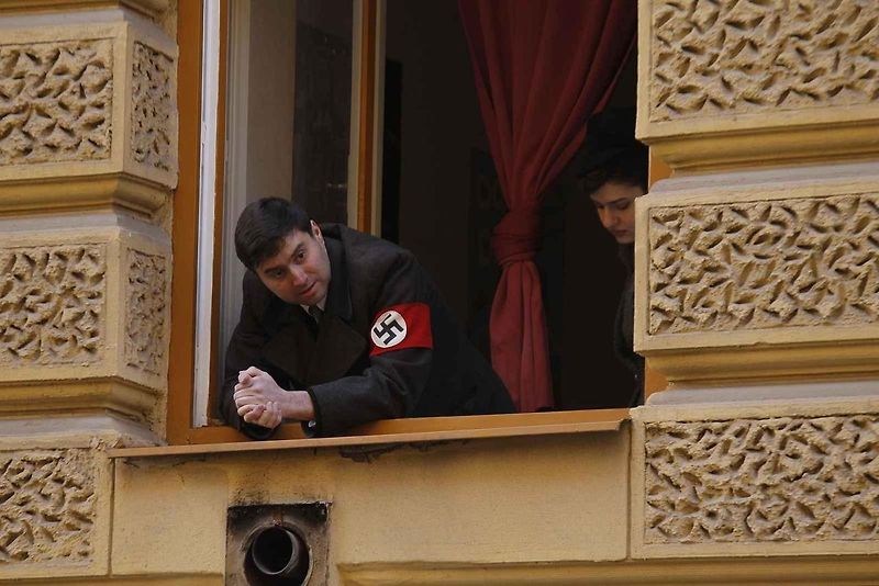 Na ulici třída Kapitána Jaroše v Brně se natáčel film Gerta Schnirch.