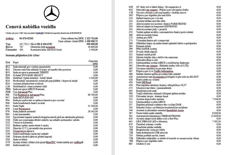 Mercedes-Benz GLA 200d 4MATIC - fotka 16 z 17