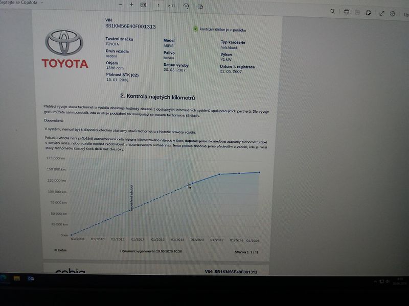 Toyota Auris 1.4VVTi,71kW,DIG.KLIMA,TAŽNY!! - fotka 25 z 27