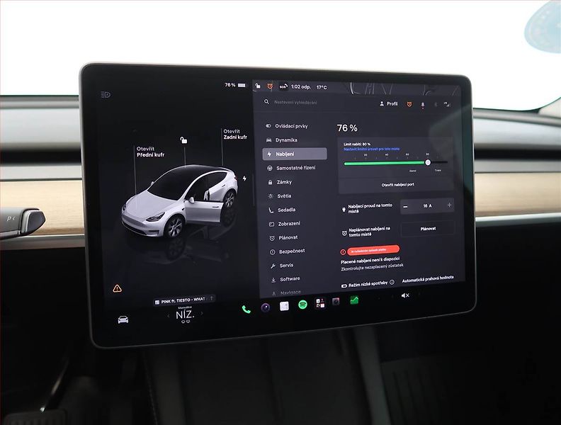 Tesla Model Y (2022) Long Range AWD 79kWh, SoH 93% - fotka 21 z 33