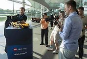 Replika McLarenu P1 v reálné velikosti se skládá z 342 817 dílků, váží přibližně 1220 kilogramů.