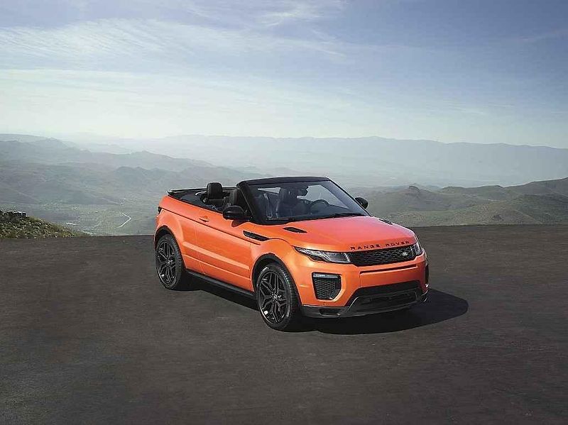 Range Rover Evoque Convertible.