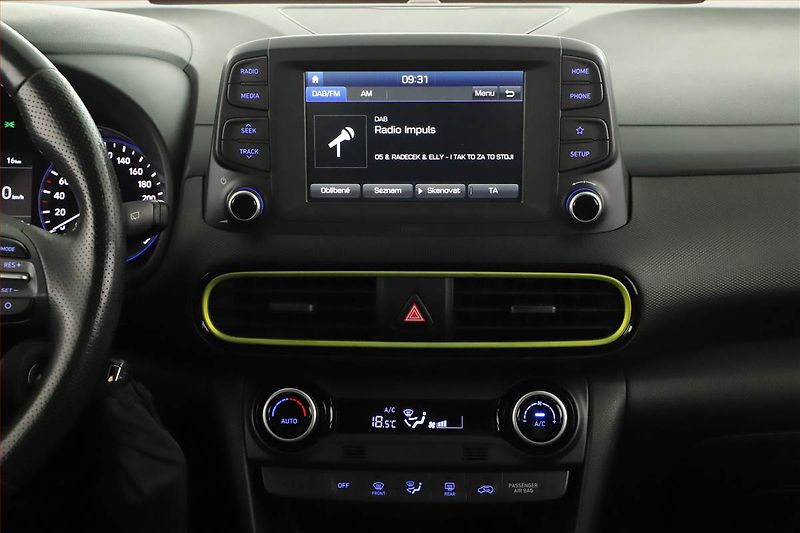 Hyundai Kona (2019) 1.0 T-GDI, Serv.kniha, Kůže - fotka 9 z 16
