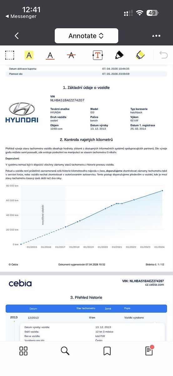 Hyundai i20 1.2 /66 benzin
